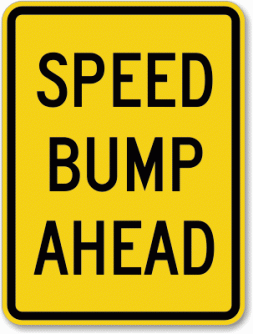 Speed-Bumps-Ahead-Sign-K-2059
